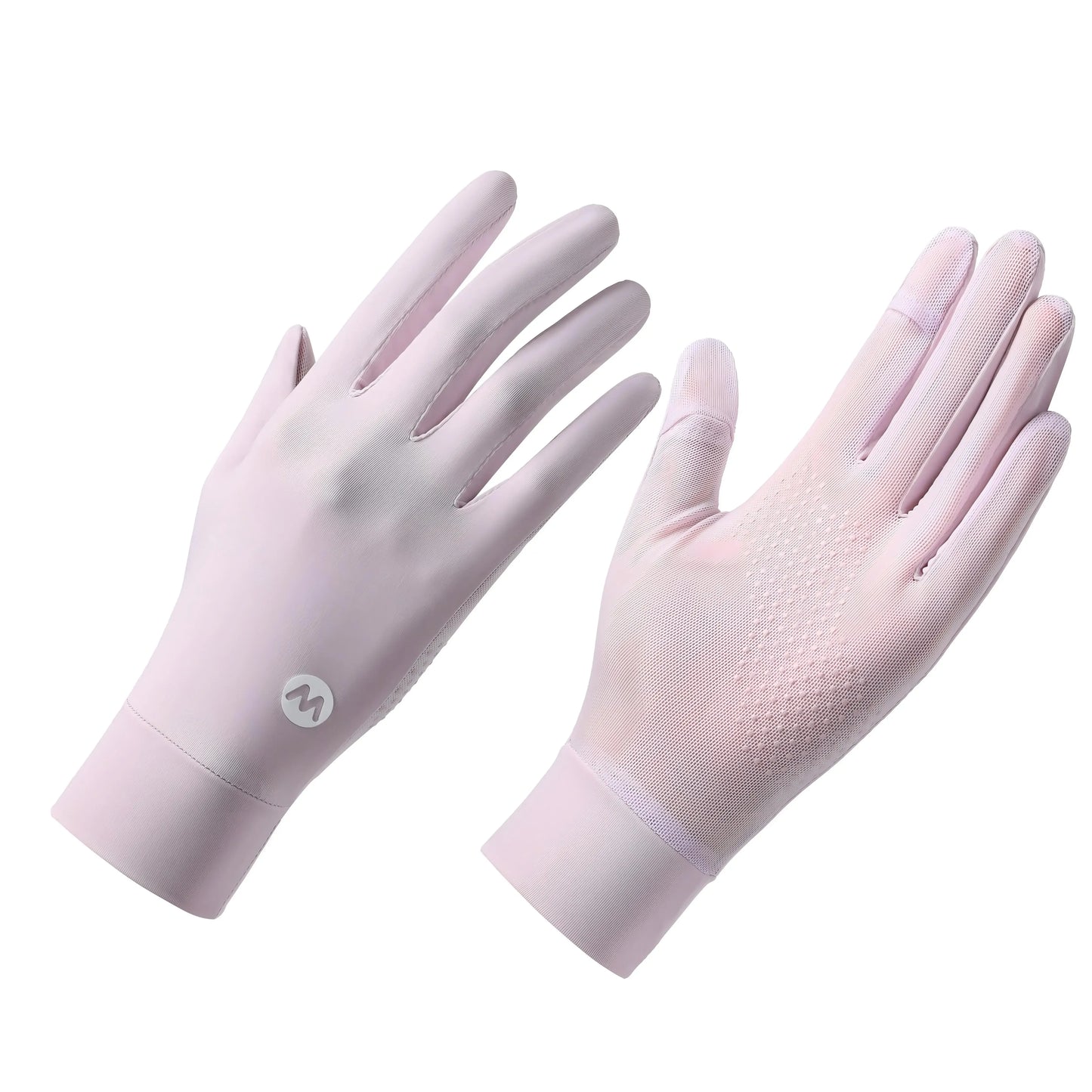 ZHUOHUA 1/3 Pairs Women UV Sun Protection Gloves Full Finger Touchscreen Non Slip Gloves Breathable Summer Outdoor Gloves