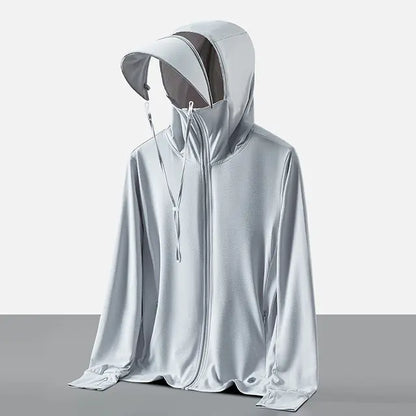 Women's Sun Protection Jackets, Ice Silk, Removable Hood, UPF50+