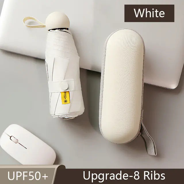 8-Ribs Mini Portable Sun Umbrella