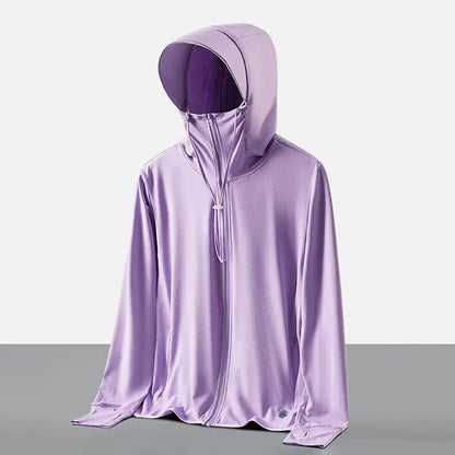 Women's Sun Protection Jackets, Ice Silk, Removable Hood, UPF50+