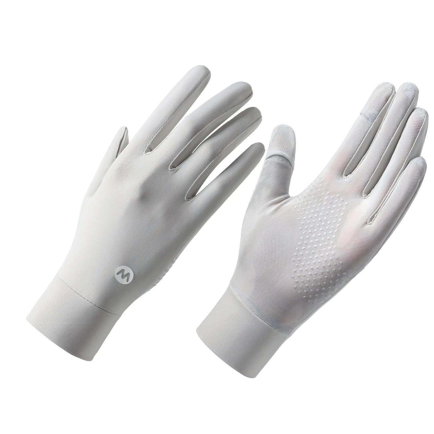 ZHUOHUA 1/3 Pairs Women UV Sun Protection Gloves Full Finger Touchscreen Non Slip Gloves Breathable Summer Outdoor Gloves