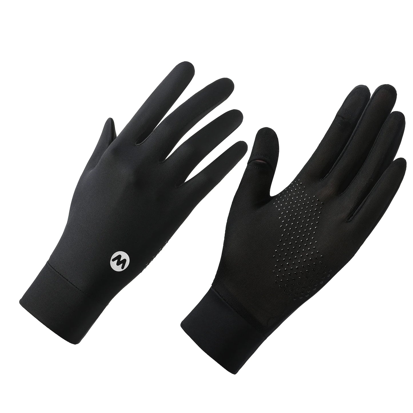 ZHUOHUA 1/3 Pairs Women UV Sun Protection Gloves Full Finger Touchscreen Non Slip Gloves Breathable Summer Outdoor Gloves