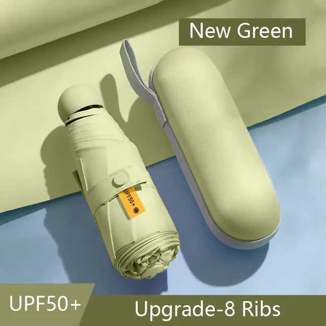 8-Ribs Mini Portable Sun Umbrella
