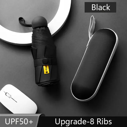 8-Ribs Mini Portable Sun Umbrella