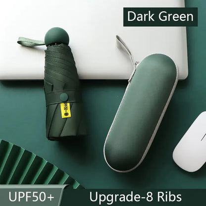 8-Ribs Mini Portable Sun Umbrella