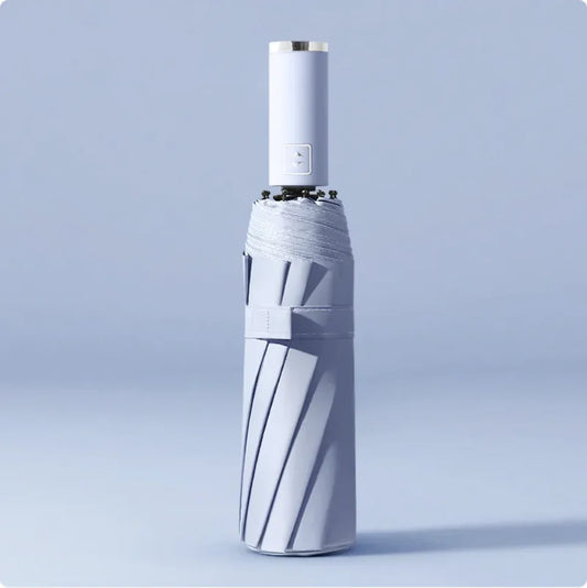 Black Folding Automatic Umbrella – UV Protection